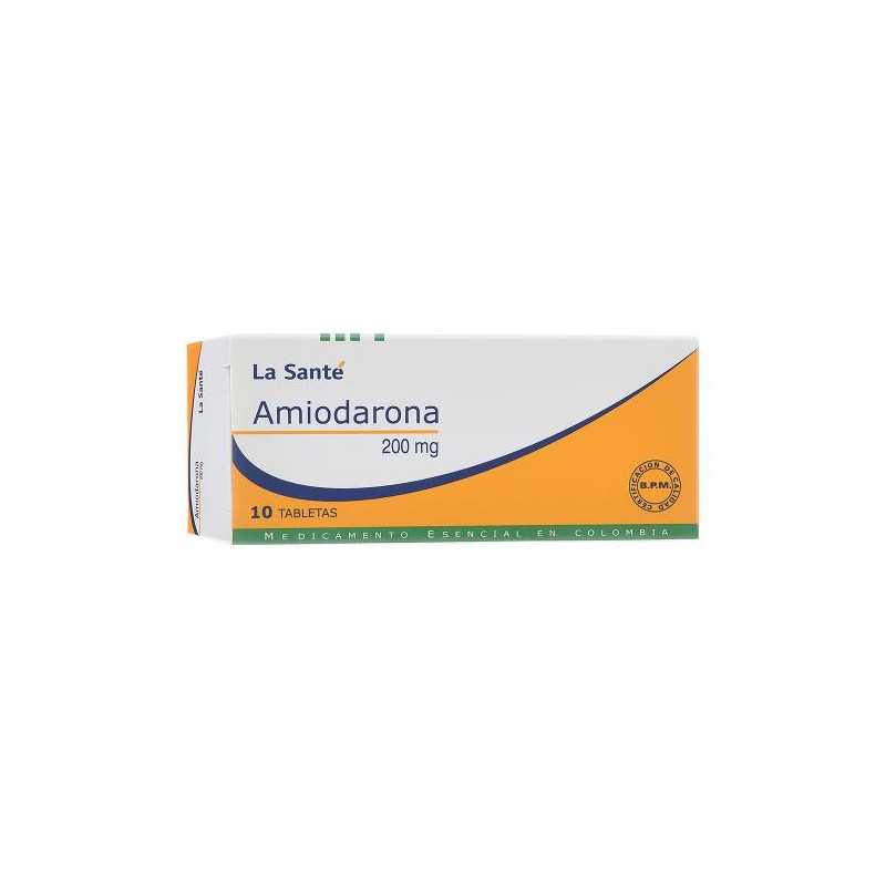 AMIODARONA 200 MG 10 TABLETAS LS AMIODARONA