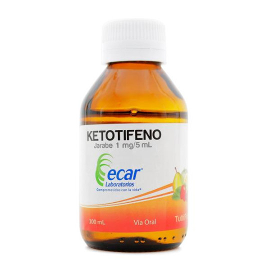 KETOTIFENO 1 MG JARABE 100 ML EC KETOTIFENO
