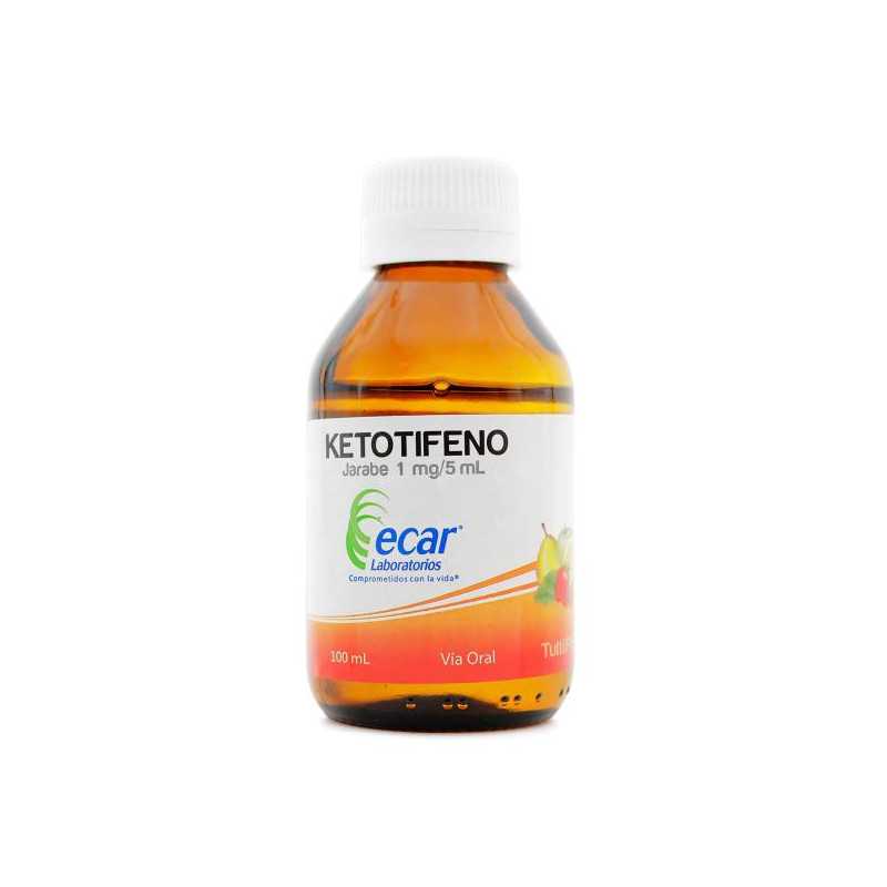 KETOTIFENO 1 MG JARABE 100 ML EC KETOTIFENO