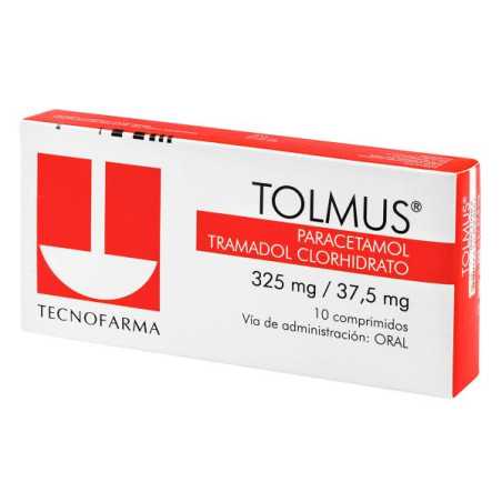 TOLMUS 325MG/37.5 MG 10 COMPRIMIDOS PARACETAMOL-TRAMADOL