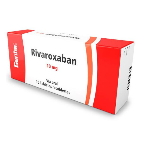 RIVAROXABAN 10 MG 10 TBS GF (M)