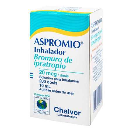 ASPROMIO INHALADOR 200 DOSIS BROMURO DE IPRATROPIO