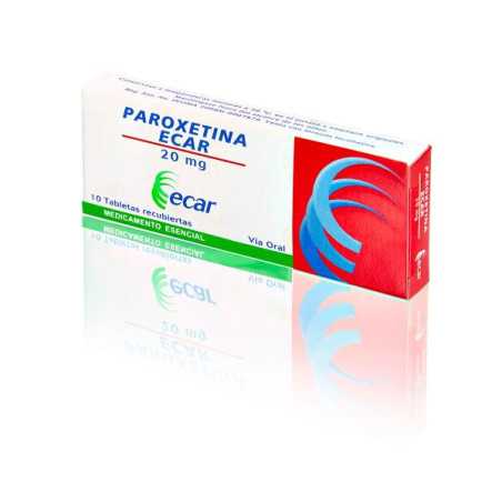 PAROXETINA 20 MG 10 TABLETAS EC PAROXETINA