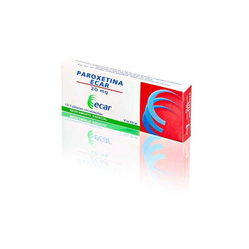 PAROXETINA 20 MG 10 TABLETAS EC PAROXETINA