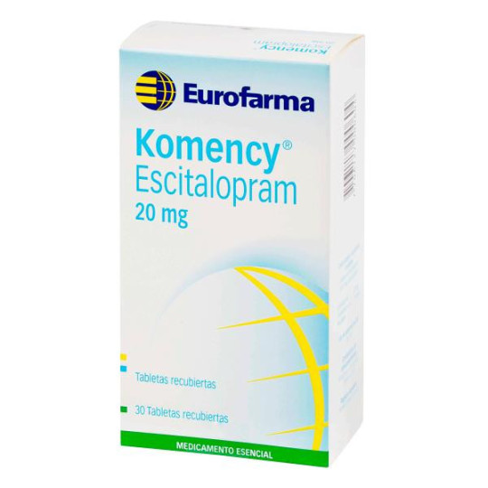 KOMENCY 20 MG 30 TABLETAS (A) ESCITALOPRAM
