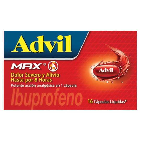 ADVIL MAX 16 CAP IBUPROFEN ADVIL MAX 16 CAP IBUPROFEN