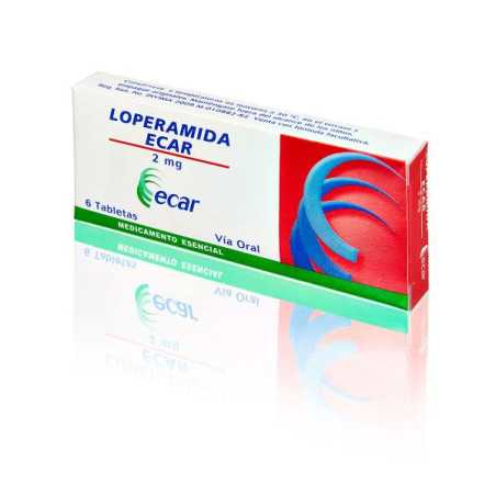 LOPERAMIDA 2 MG 6 TABLETAS EC LOPERAMIDA