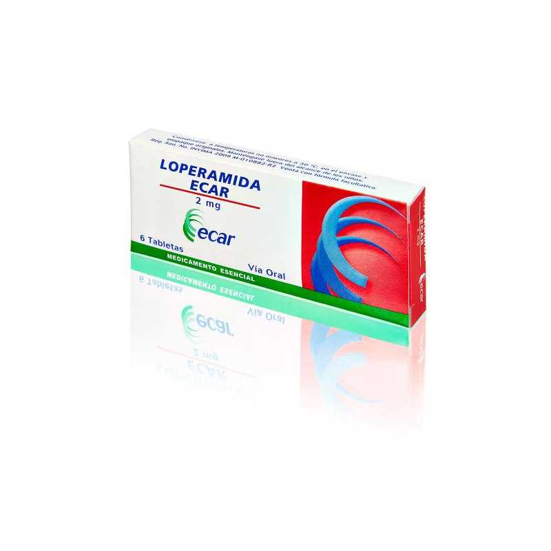 LOPERAMIDA 2 MG 6 TABLETAS EC LOPERAMIDA