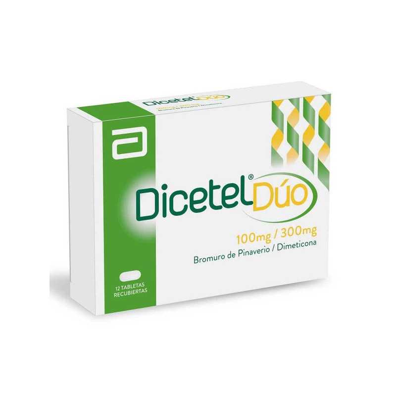 DICETEL DUO 100 MG 12 TABLETAS (A) PINAVERIO