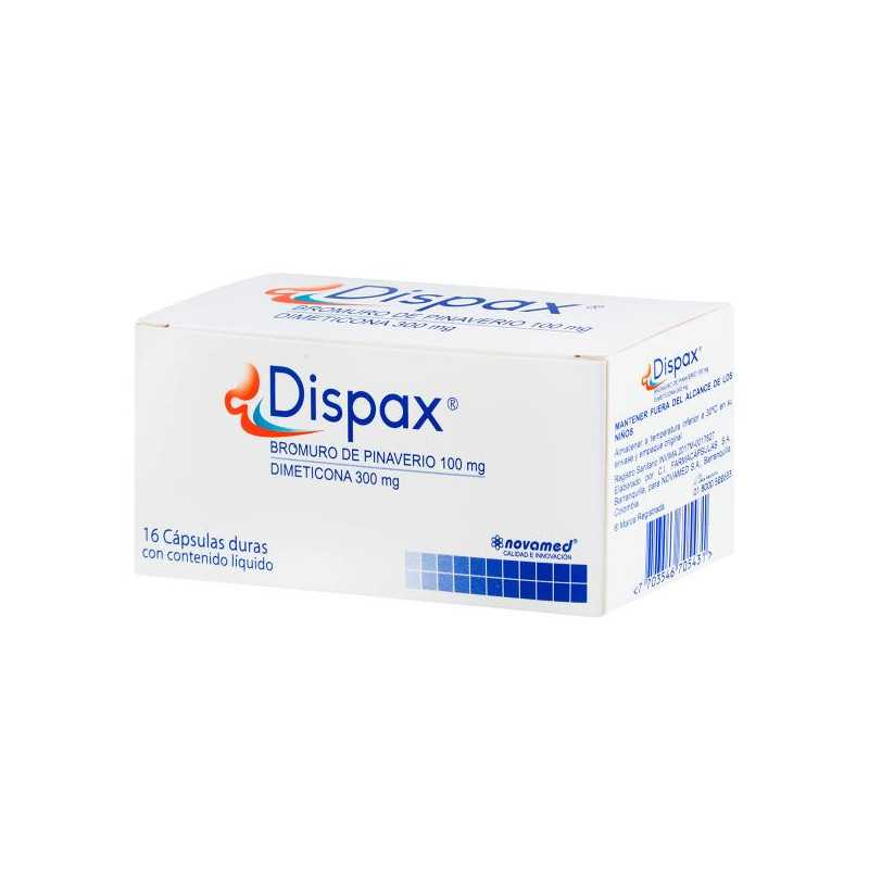 DISPAX 16 CAP SIMETICONA-BROMURO DE PINAVERIO