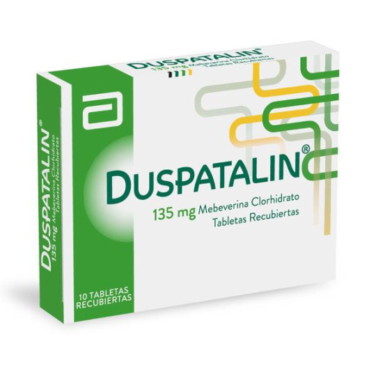 DUSPATALIN 135 MG 10 TAB MEBEVERINA CLORHIDRATO