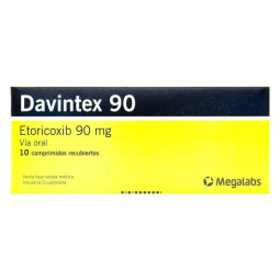 DAVINTEX 90 MG 10 COMP RECB ETORICOXIB