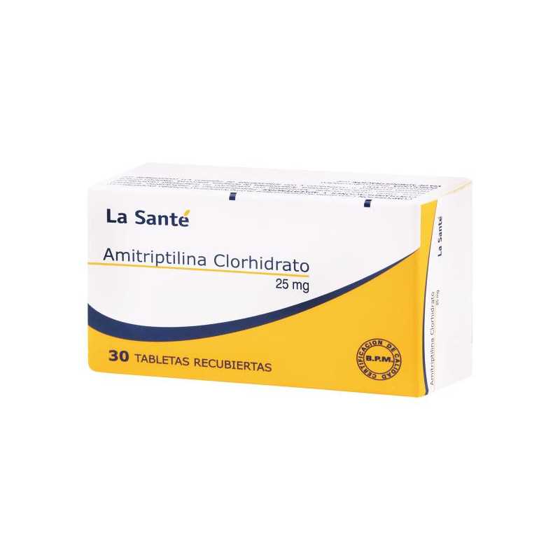 AMITRIPTILINA 25 MG 30 TABLETAS LS AMITRIPTILINA