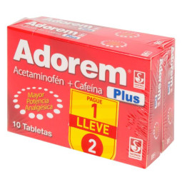 ADOREM PLUS 10 TABLETAS PAGUE 1 LLEVE 2