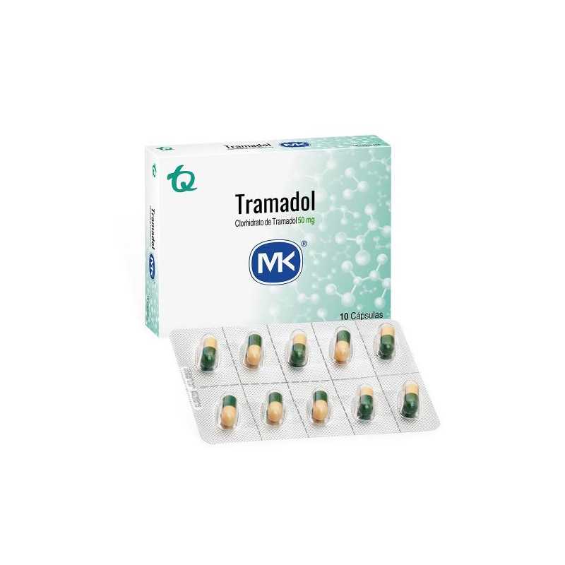 TRAMADOL 50 MGS X 10 CAPS MK