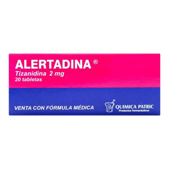 ALERTADINA 2 MGS X 20 TBS (TIZANIDINA)