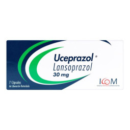 UCEPRAZOL 30 MG 7 CAPSULAS ICOM (PUMCV) (LANSOPRAZOL)