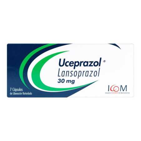 UCEPRAZOL 30 MG 7 CAPSULAS ICOM (PUMCV) (LANSOPRAZOL)