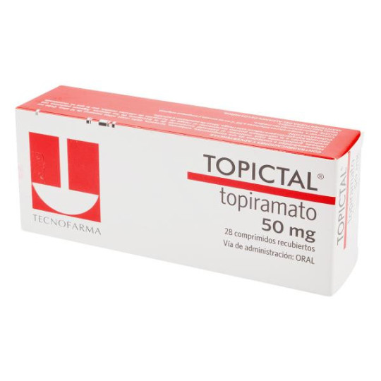 TOPICTAL 50 MG 28 TABLETAS (A) TOPIRAMATO