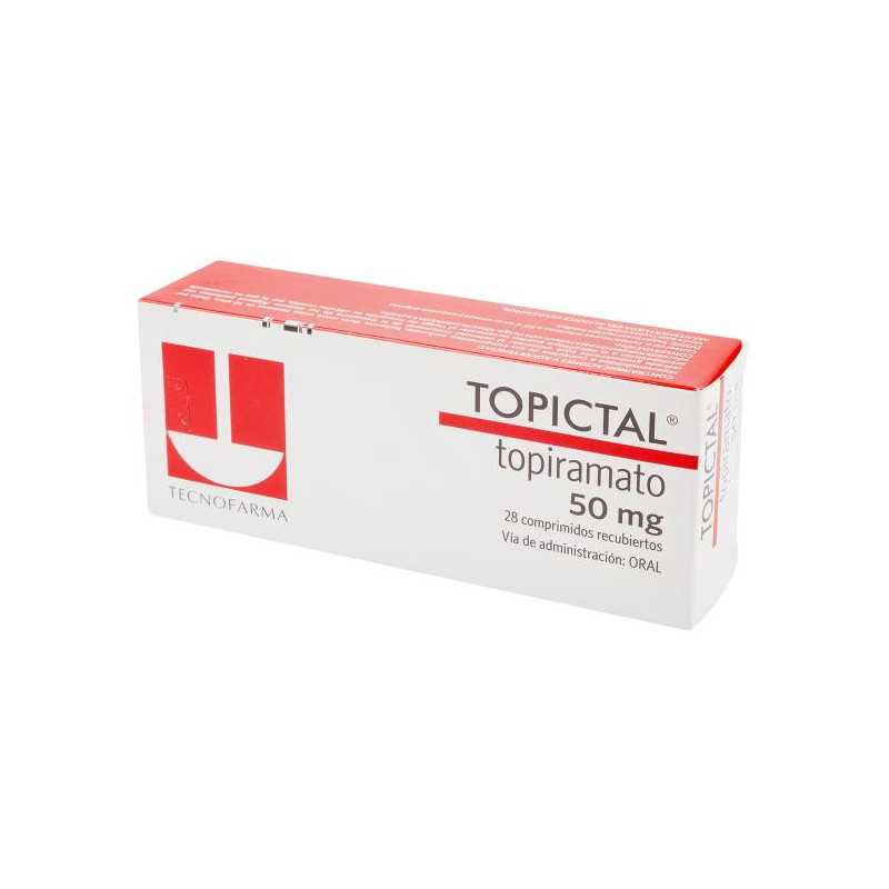 TOPICTAL 50 MG 28 TABLETAS (A) TOPIRAMATO