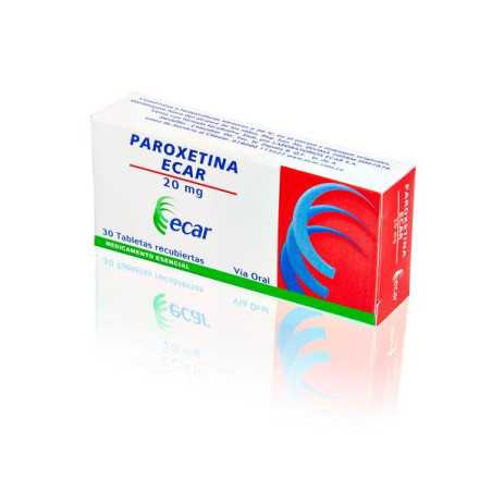PAROXETINA 20 MG 30 TABLETAS EC PAROXETINA