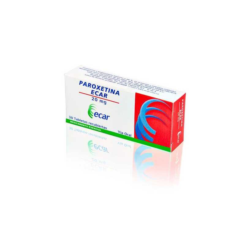 PAROXETINA 20 MG 30 TABLETAS EC PAROXETINA