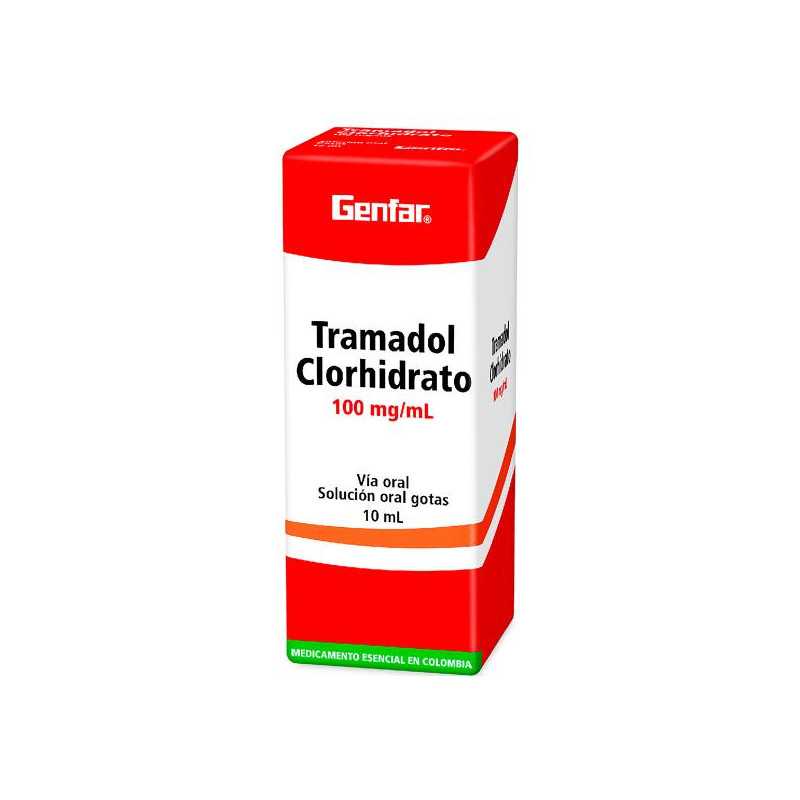 TRAMADOL 100 MG GOTAS 10 ML GF TRAMADOL