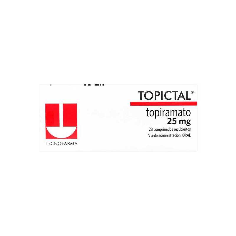 TOPICTAL 25 MG 28 TABLETAS (A) TOPIRAMATO