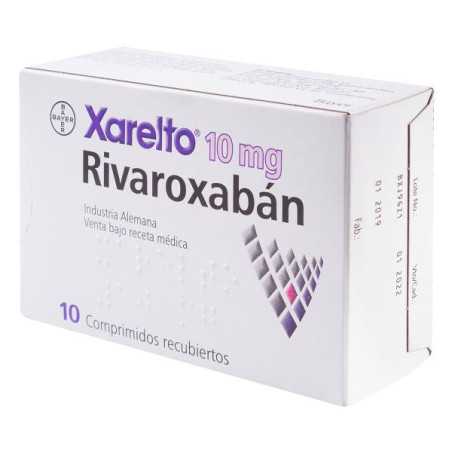 XARELTO 10 MGS X 10 TBS RIVAROXABAN