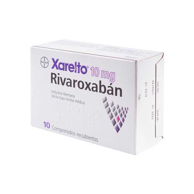 XARELTO 10 MGS X 10 TBS RIVAROXABAN