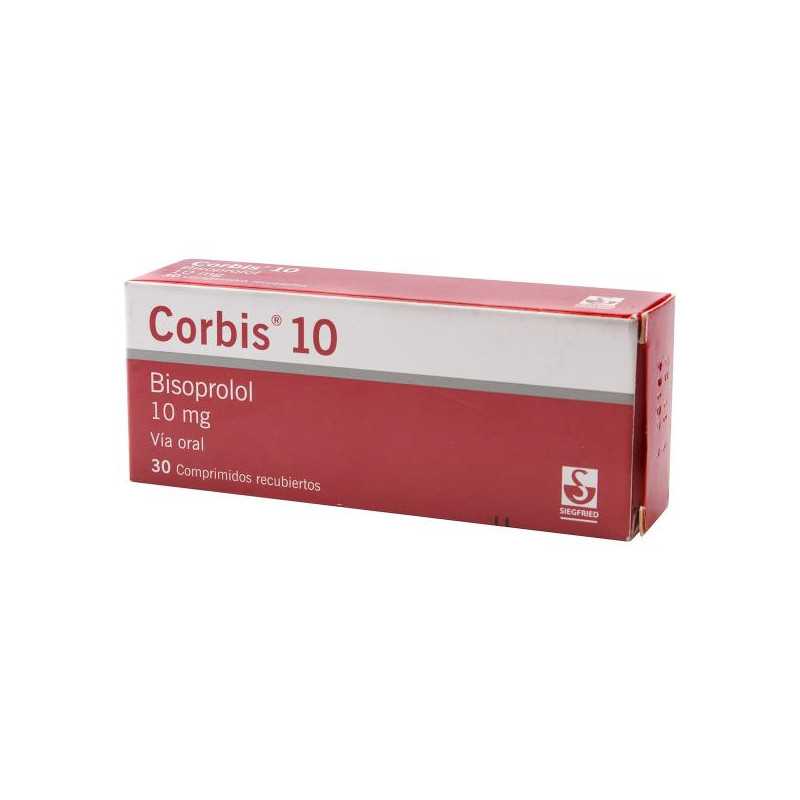 CORBIS BISOPROLOL 10 MG 30 TABLETAS 