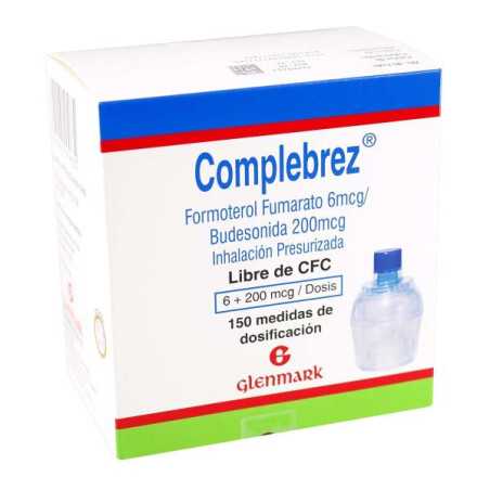 COMPLEBREZ 6MCG/200MCG 150DOS INHA (M) BUDESONIDA-FORMOTEROL