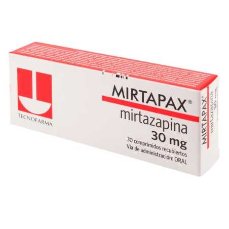 MIRTAPAX 30 MG 30 COMPRIMIDOS (A) MIRTAZAPINA