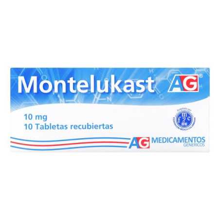 MONTELUKAST 10 MG 10 TABLETAS AG MONTELUKAST 