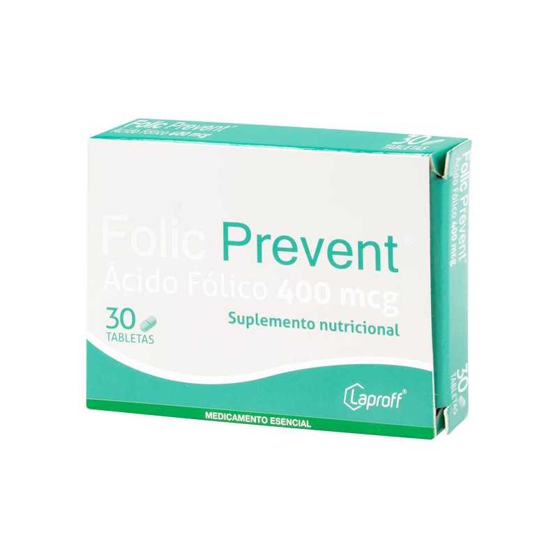 FOLIC PREVENT 30 TABLETAS ACIDO FOLICO