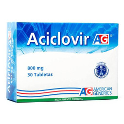 ACICLOVIR 800 MG 30 TBS AG ACICLOVIR 