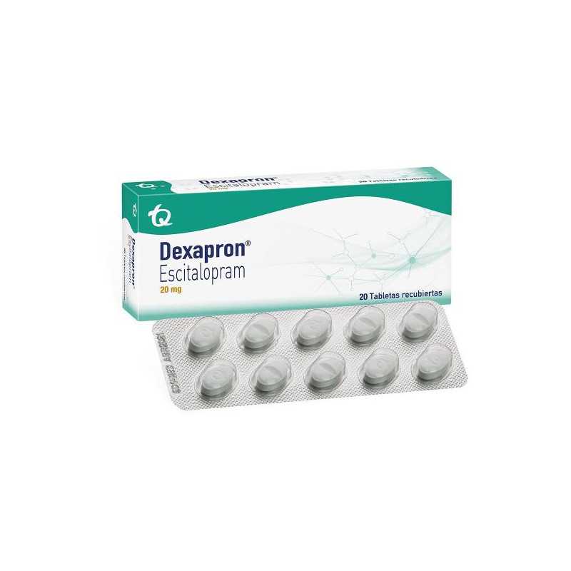 DEXAPRON 20 MG 20 TABLETAS (A) OXALATO DE ESCITALOPRAM DEXAPRON 20 MG 20 TABLETAS (A) OXALATO DE ESCITALOPRAM