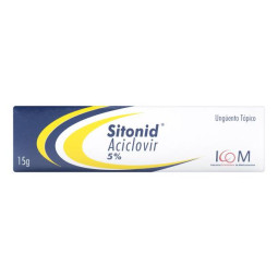 SITONID UNGUENTO TUBO 15GR (PUMCV) (ACICLOVIR)