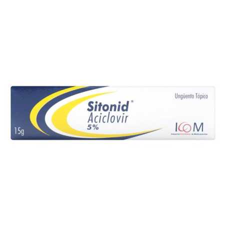 SITONID UNGUENTO TUBO 15GR (PUMCV) (ACICLOVIR)
