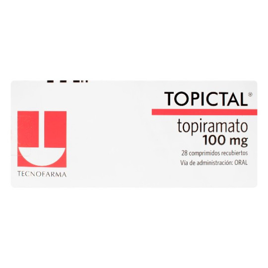 TOPICTAL 100 MG 28 TBS (A) TOPIRAMATO 