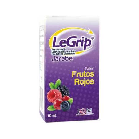 LEGRIP JARABE FRUTOS ROJOS 60 ML. (PUMCV)