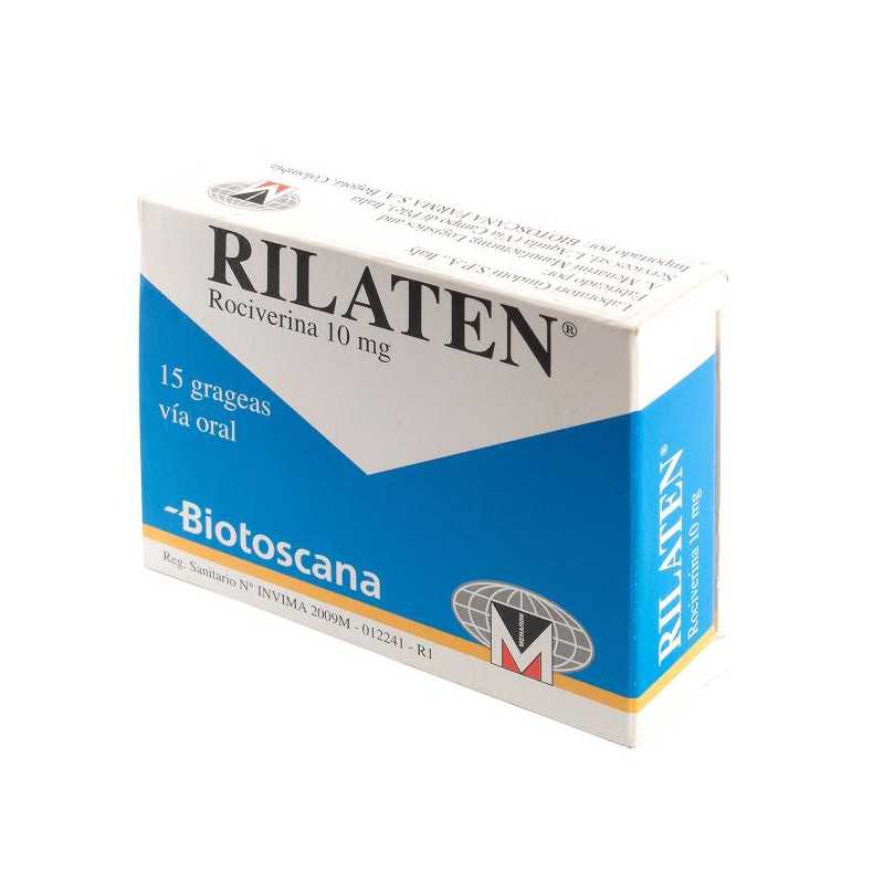 RILATEN 10 MG 15 GRAGEAS ROCIVERINA