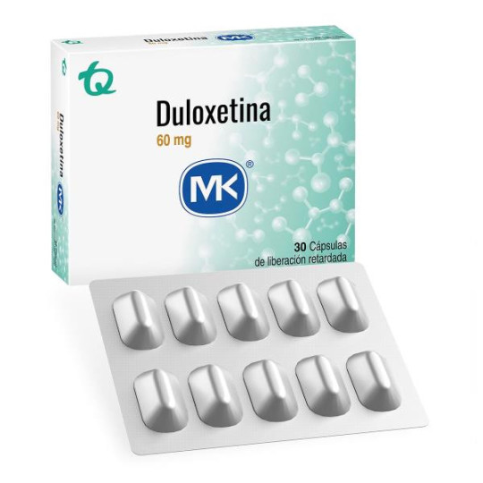 DULOXETINA 60 MG 30 TABLETAS MK (P)