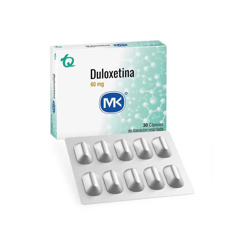 DULOXETINA 60 MG 30 TABLETAS MK (P)