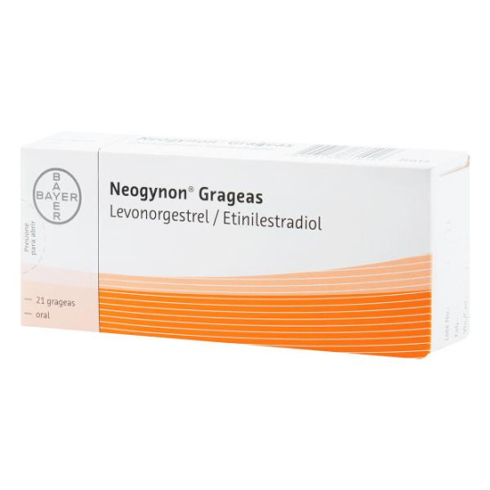 NEOGYNON 21 TABLETAS LEVONORGESTREL