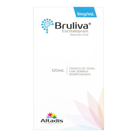 BRULIVA 1MG/ 120 ML SOLUCIÃ“N ORAL OXALATO DE ESCITALOPRAM