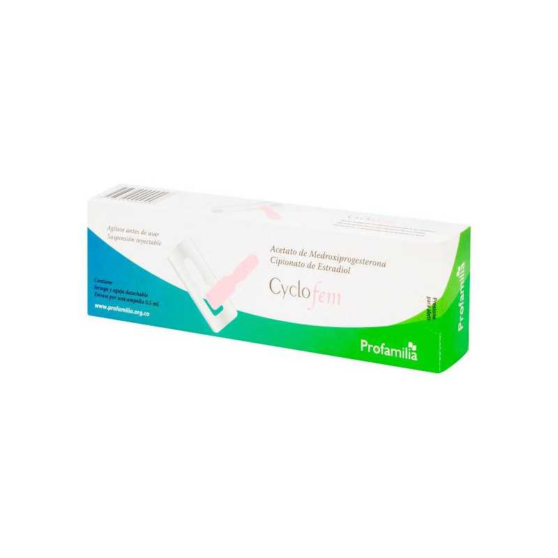 CYCLOFEM X 1 AMPOLLA MEDROXIPROGESTERONA