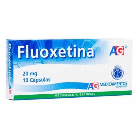 FLUOXETINA 20 MG 10 CAPSULAS AG FLUOXETINA