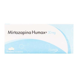 MIRTAZAPINA HUMAX 30 MG 10 TABLETAS MIRTAZAPINA 