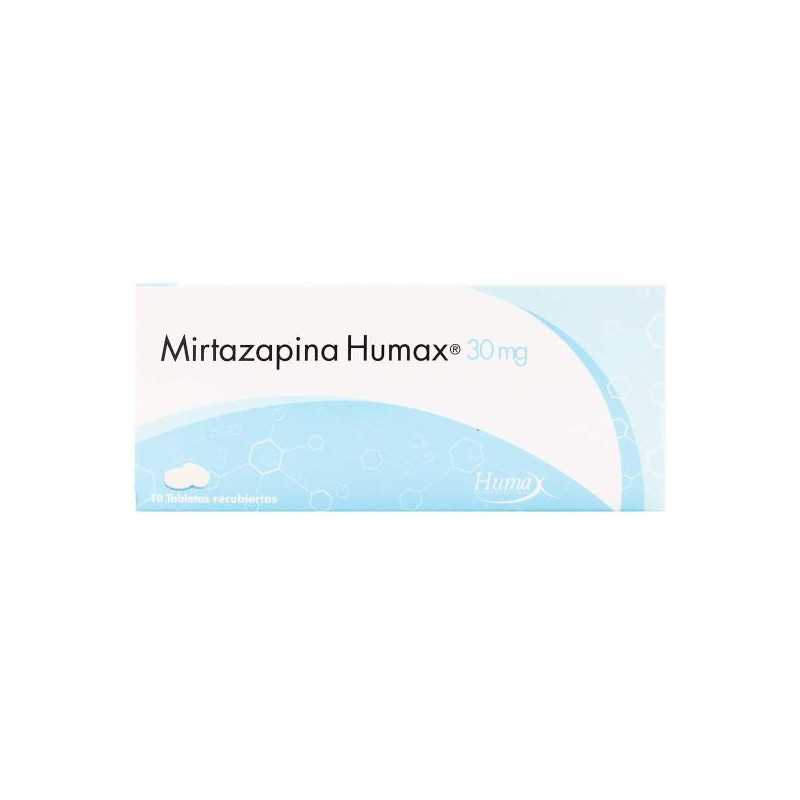 MIRTAZAPINA HUMAX 30 MG 10 TABLETAS MIRTAZAPINA 